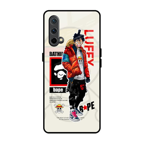 Bape Luffy OnePlus Nord CE Glass Back Cover Online