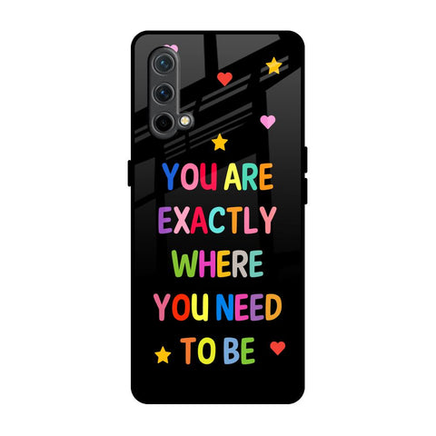 Magical Words OnePlus Nord CE Glass Back Cover Online