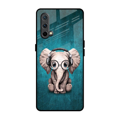 Adorable Baby Elephant OnePlus Nord CE Glass Back Cover Online