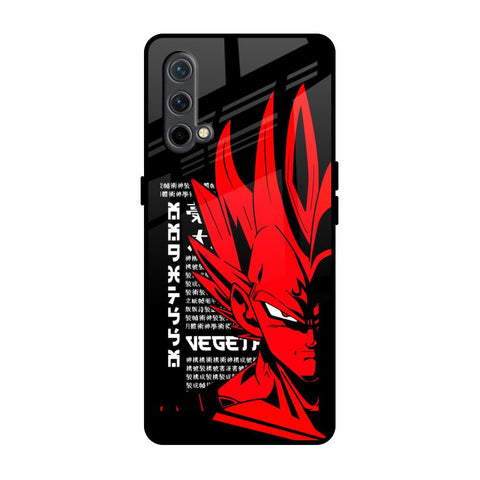 Red Vegeta OnePlus Nord CE Glass Back Cover Online