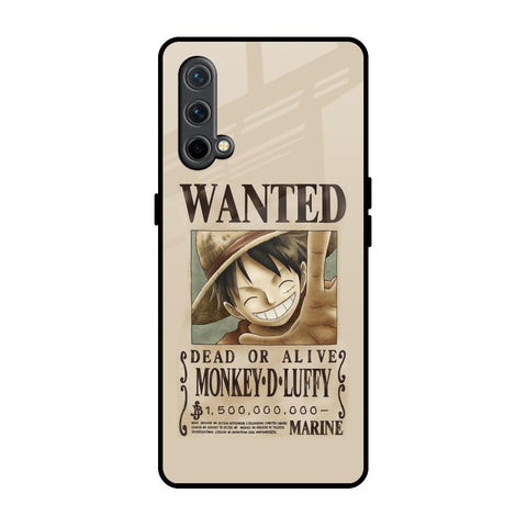 Luffy Wanted OnePlus Nord CE Glass Back Cover Online