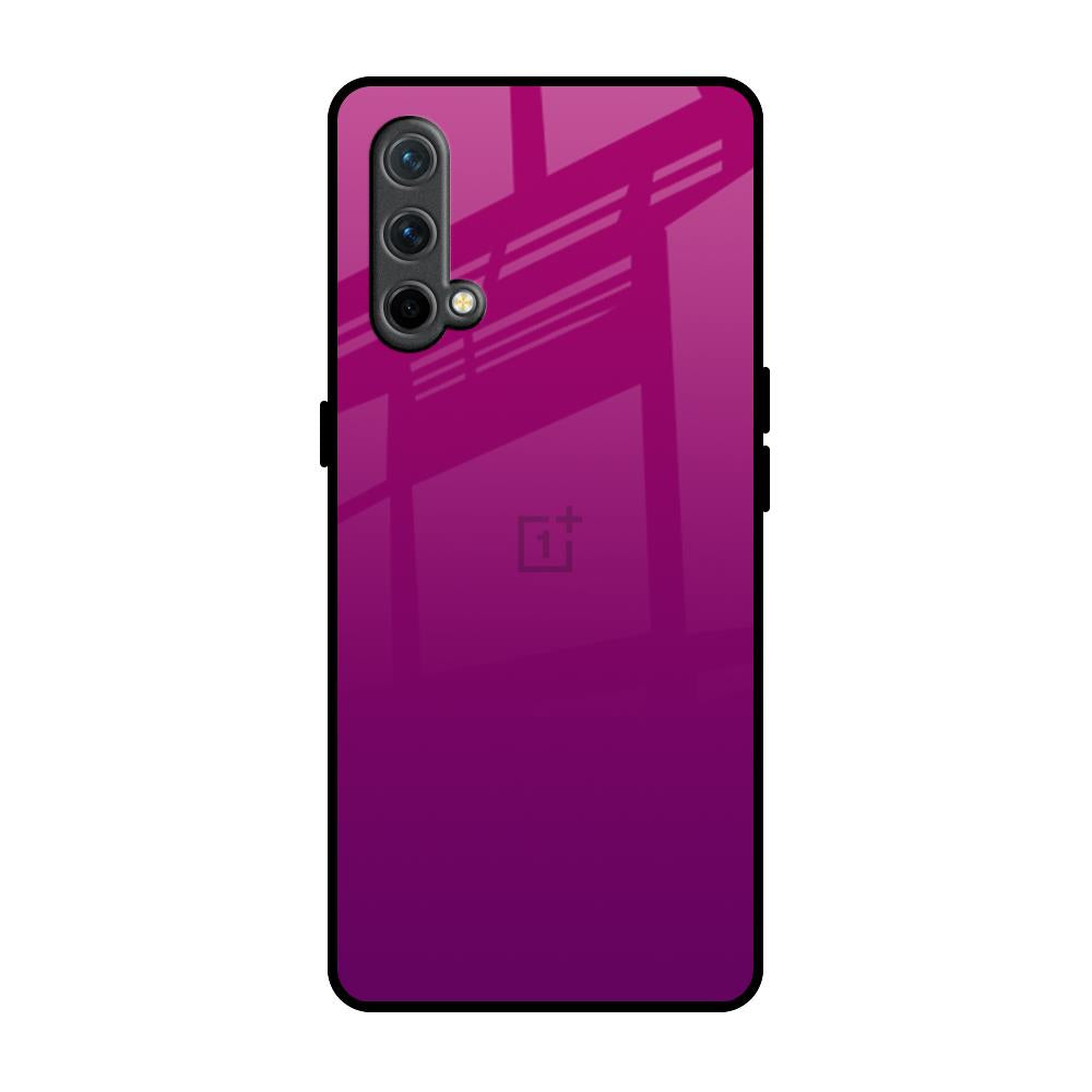 Magenta Gradient OnePlus Nord CE Glass Back Cover Online