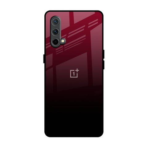 Wine Red OnePlus Nord CE Glass Back Cover Online