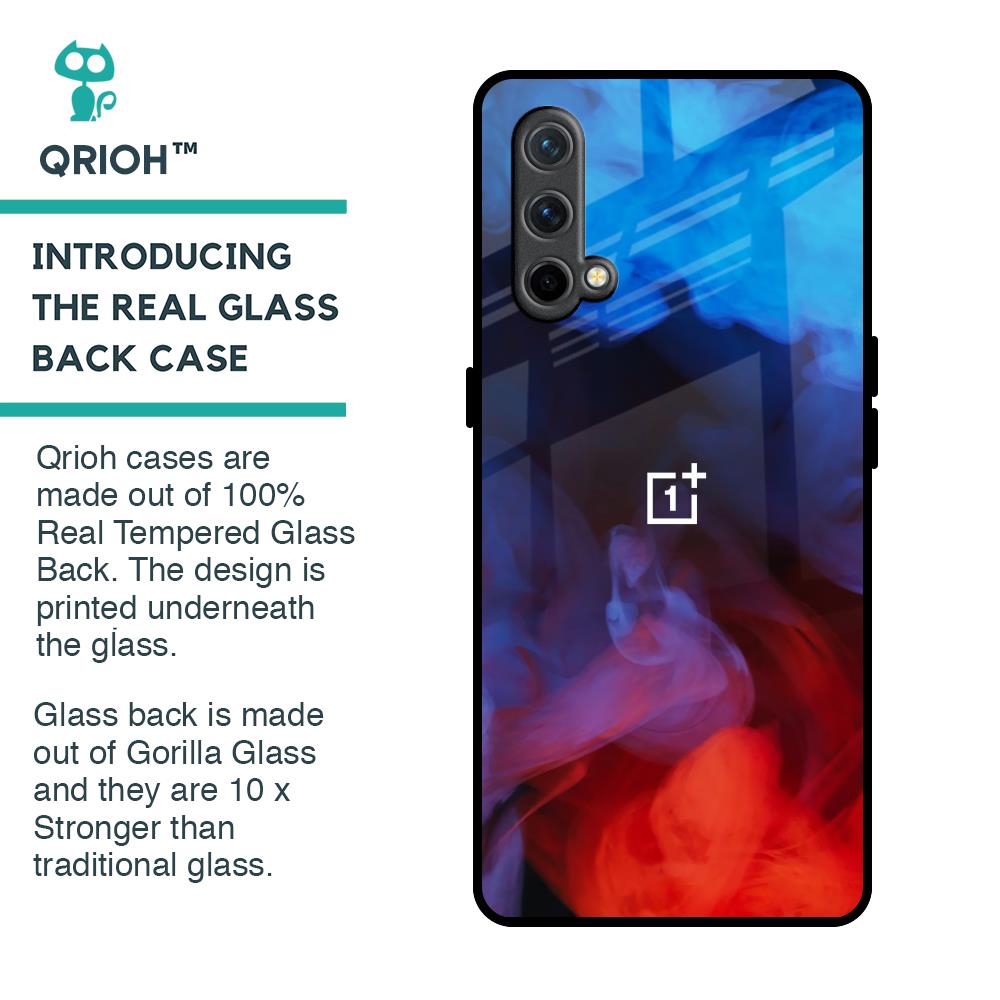 Dim Smoke Glass Case for OnePlus Nord CE