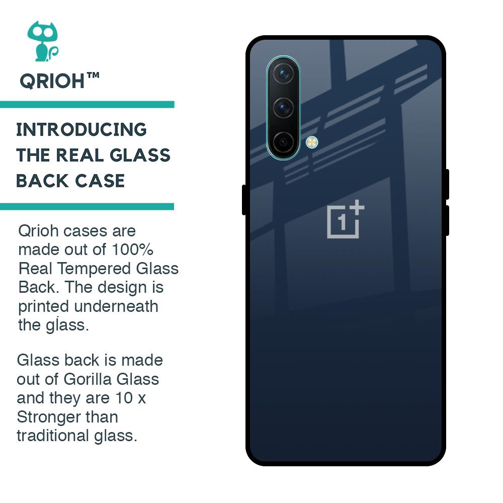 Overshadow Blue Glass Case For OnePlus Nord CE