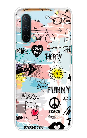 Happy Doodle OnePlus Nord CE Back Cover