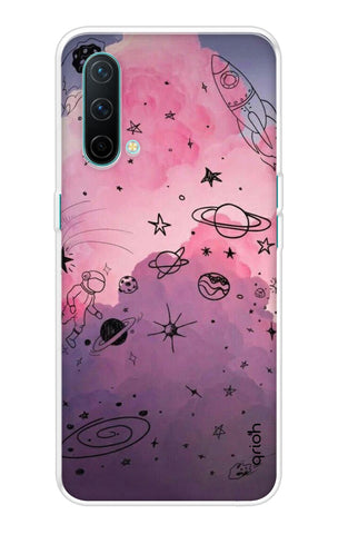 Space Doodles Art OnePlus Nord CE Back Cover