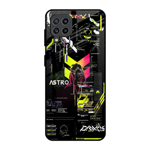 Astro Glitch Samsung Galaxy M32 Glass Back Cover Online