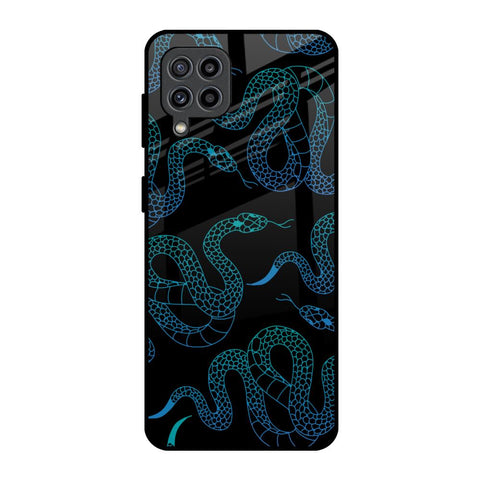 Serpentine Samsung Galaxy M32 Glass Back Cover Online