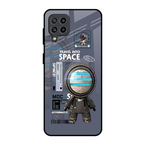 Space Travel Samsung Galaxy M32 Glass Back Cover Online