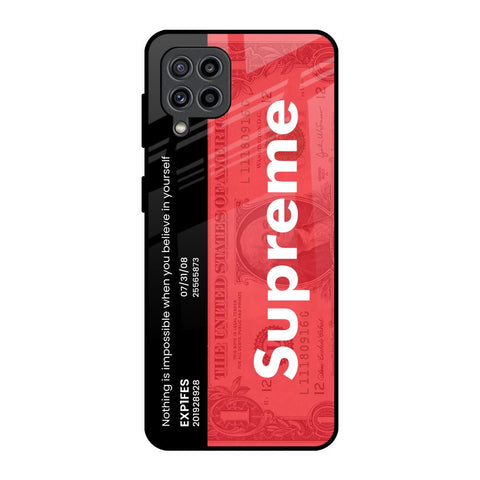 Supreme Ticket Samsung Galaxy M32 Glass Back Cover Online