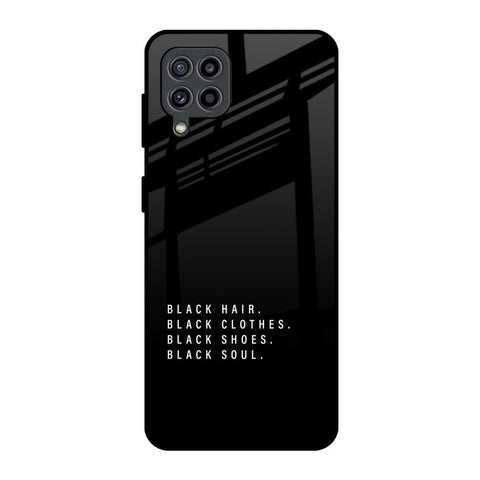 Black Soul Samsung Galaxy M32 Glass Back Cover Online
