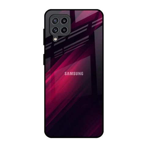 Razor Black Samsung Galaxy M32 Glass Back Cover Online