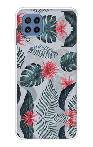 Retro Floral Leaf Samsung Galaxy M32 Back Cover