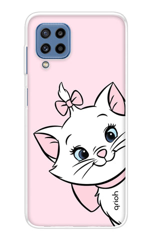 Cute Kitty Samsung Galaxy M32 Back Cover