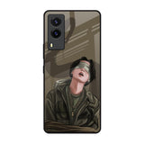Blind Fold Vivo V21e Glass Back Cover Online