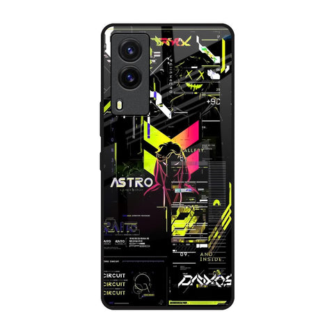 Astro Glitch Vivo V21e Glass Back Cover Online