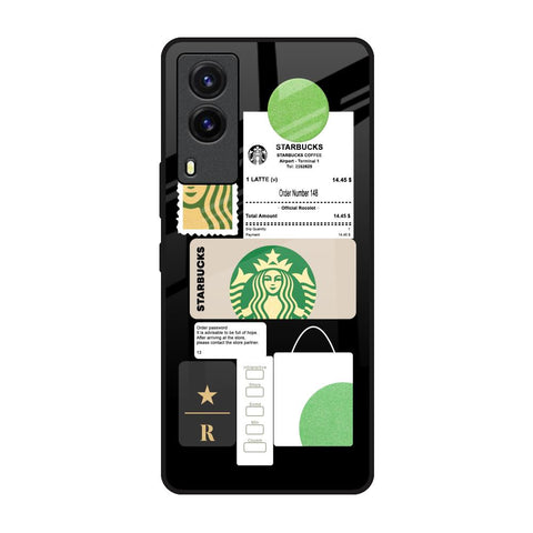 Coffee Latte Vivo V21e Glass Back Cover Online