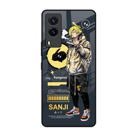 Cool Sanji Vivo V21e Glass Back Cover Online