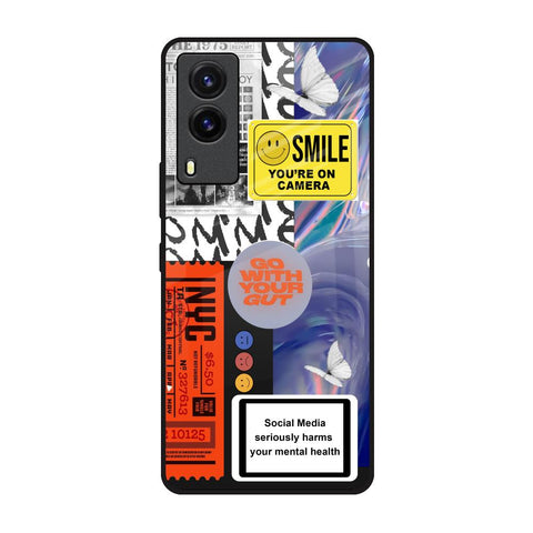 Smile for Camera Vivo V21e Glass Back Cover Online