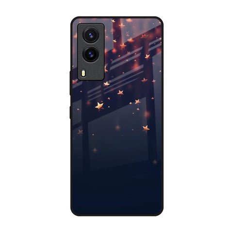 Falling Stars Vivo V21e Glass Back Cover Online