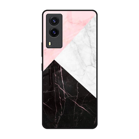 Marble Collage Art Vivo V21e Glass Back Cover Online