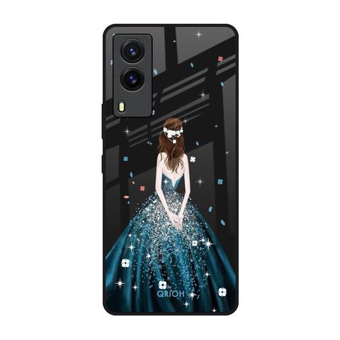 Queen Of Fashion Vivo V21e Glass Back Cover Online