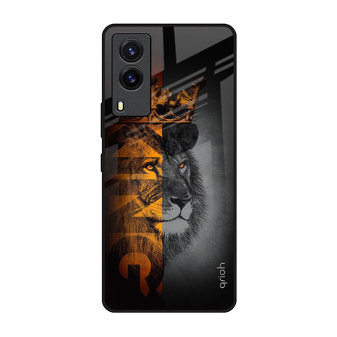 King Of Forest Vivo V21e Glass Back Cover Online