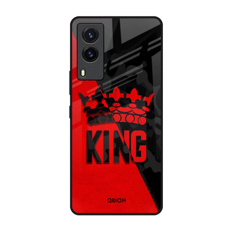 I Am A King Vivo V21e Glass Back Cover Online