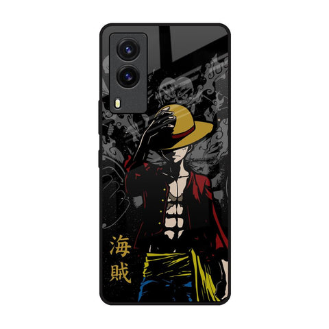 Dark Luffy Vivo V21e Glass Back Cover Online