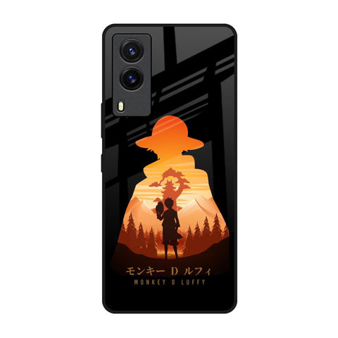Luffy One Piece Vivo V21e Glass Back Cover Online
