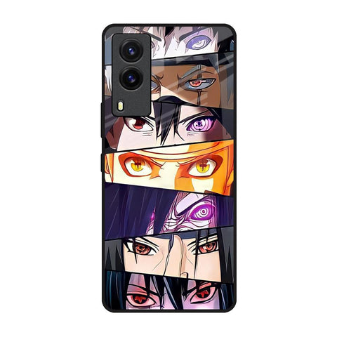 Anime Eyes Vivo V21e Glass Back Cover Online