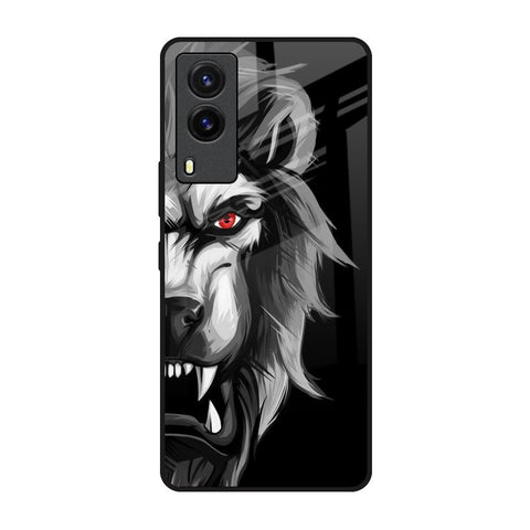 Wild Lion Vivo V21e Glass Back Cover Online