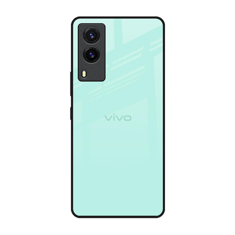 Teal Vivo V21e Glass Back Cover Online