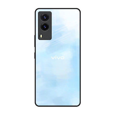 Bright Sky Vivo V21e Glass Back Cover Online