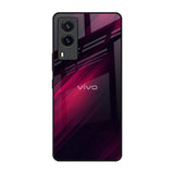 Razor Black Vivo V21e Glass Back Cover Online