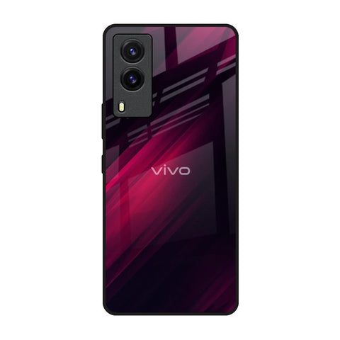 Razor Black Vivo V21e Glass Back Cover Online