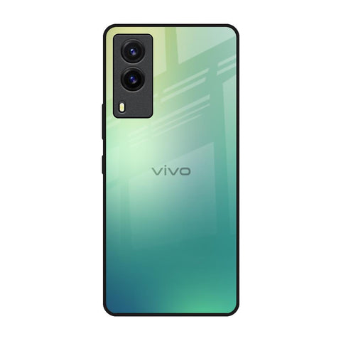 Dusty Green Vivo V21e Glass Back Cover Online