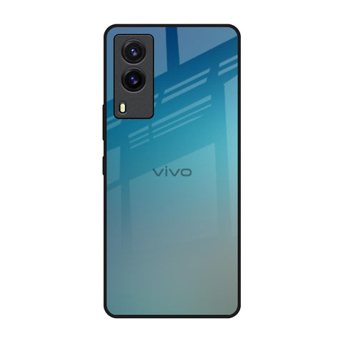 Sea Theme Gradient Vivo V21e Glass Back Cover Online