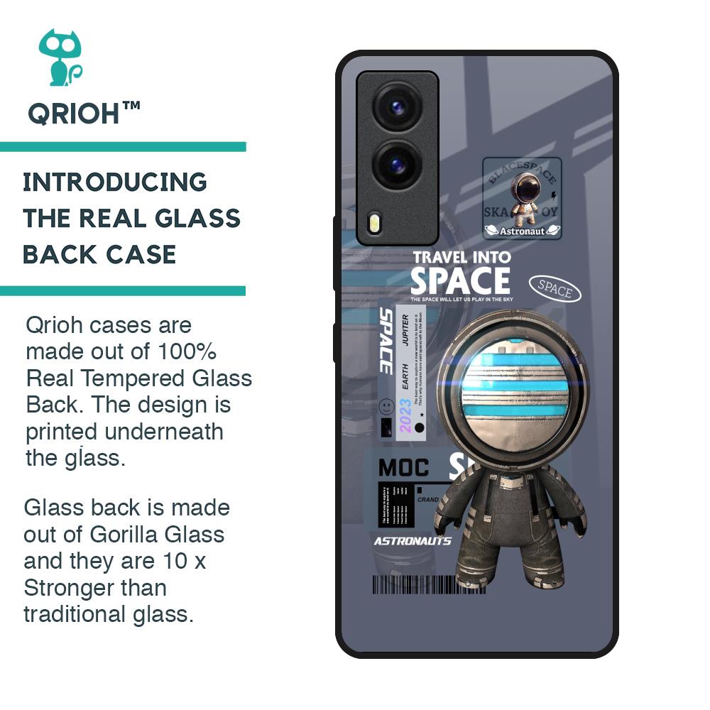Space Travel Glass Case for Vivo V21e
