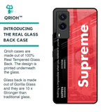 Supreme Ticket Glass Case for Vivo V21e