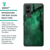Emerald Firefly Glass Case For Vivo V21e