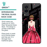 Fashion Princess Glass Case for Vivo V21e