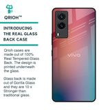 Dusty Multi Gradient Glass Case for Vivo V21e