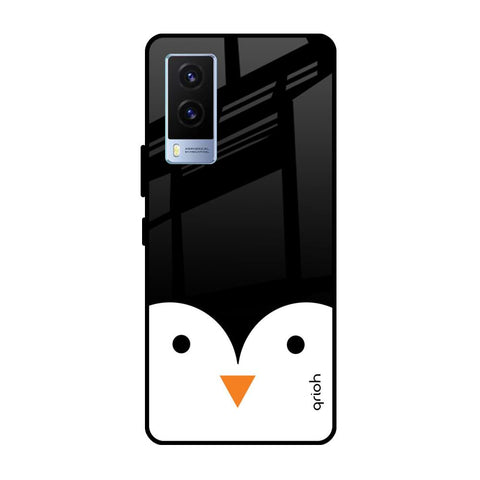 Cute Penguin Vivo V21e Glass Cases & Covers Online