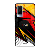 Race Jersey Pattern Vivo V21e Glass Cases & Covers Online