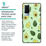 Avocado Green Glass Case For Vivo V21e