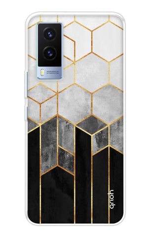 Hexagonal Pattern Vivo V21e Back Cover
