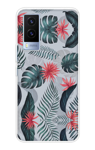 Retro Floral Leaf Vivo V21e Back Cover