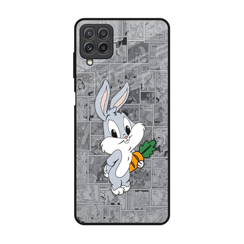 Cute Baby Bunny Samsung Galaxy A22 Glass Back Cover Online